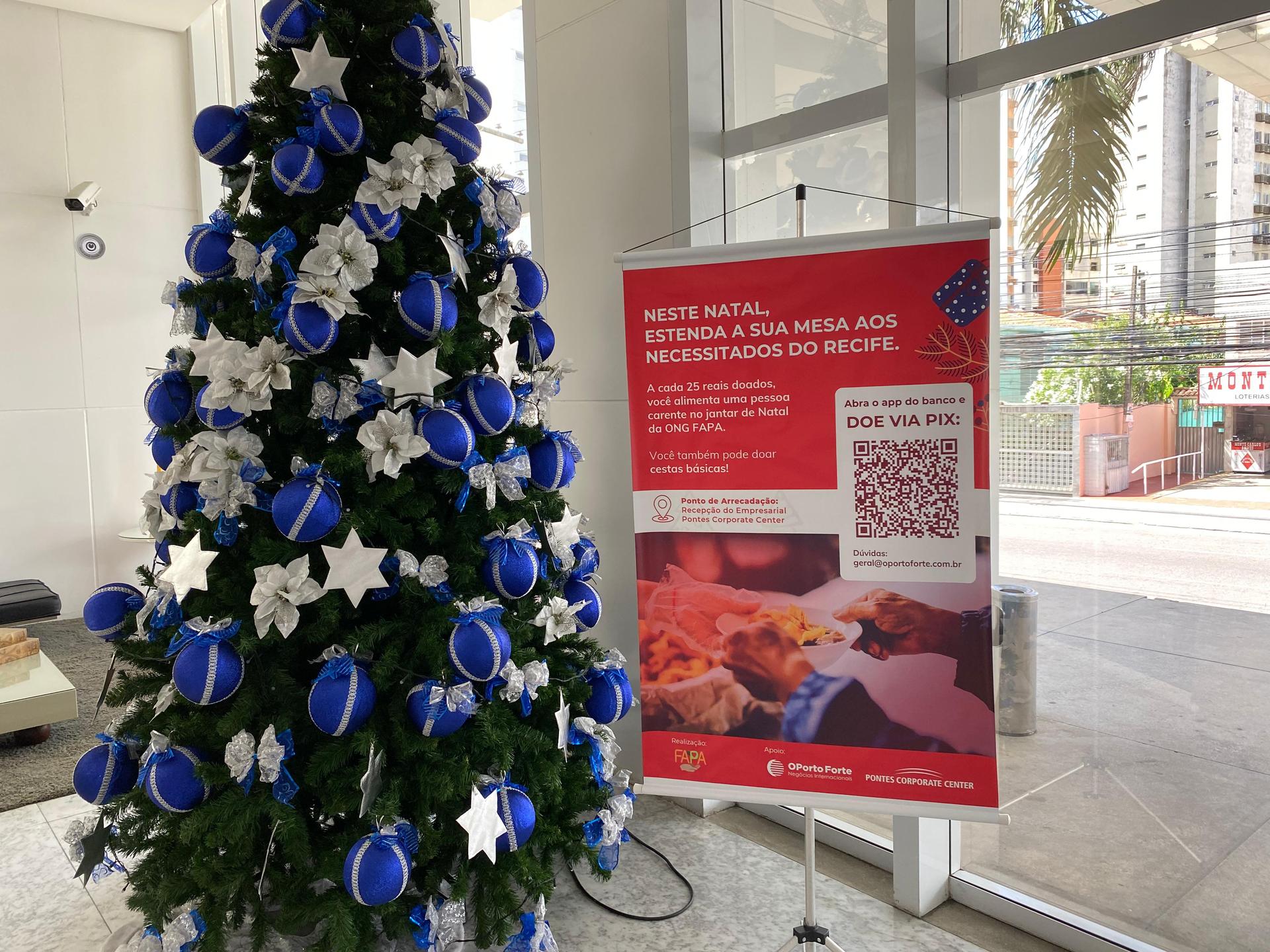 Campanha beneficente ao Jantar de Natal da ONG FAPA